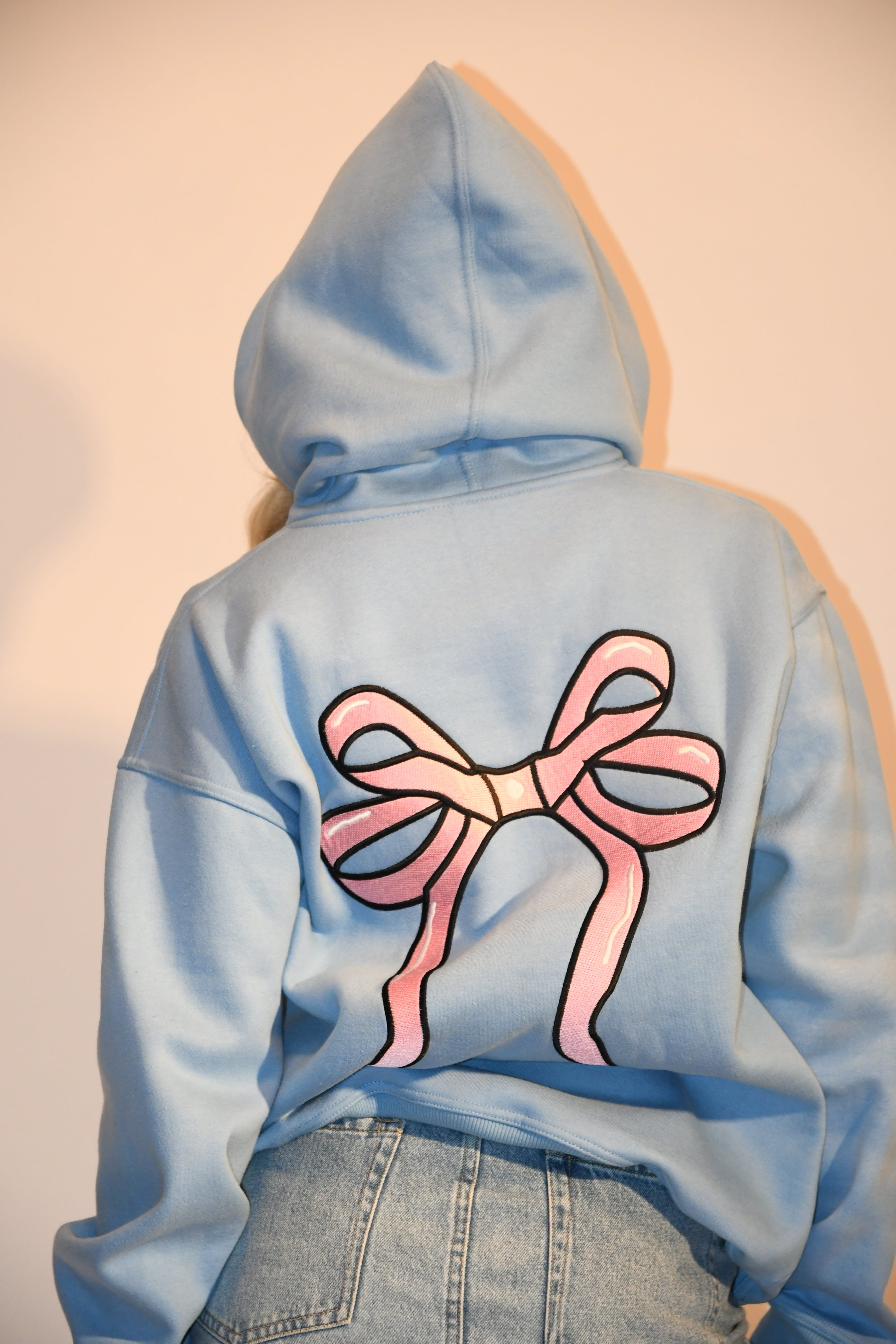 Blues and Bows Hoodie Phi Mu